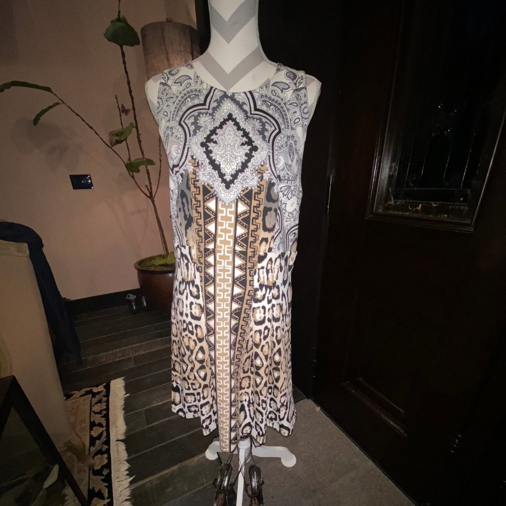 Leopard pattern dress